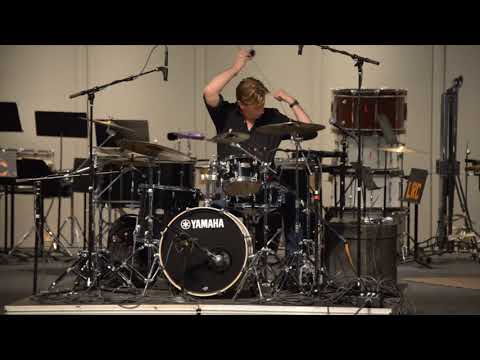 Tommy Igoe Clinic Lenoir Rhyne University Rick Cline 2019 North Carolina Day of Percussion