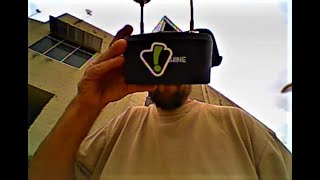 FPV Tinyhawk Freestyle Flight Eachine EV800D Goggles DVR Footage I was doing great then it FAILSAFED