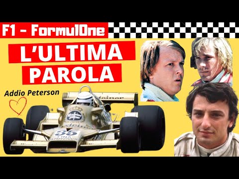 1978 Monza F1 Crash: Poisons and Mysteries Behind Peterson's Death