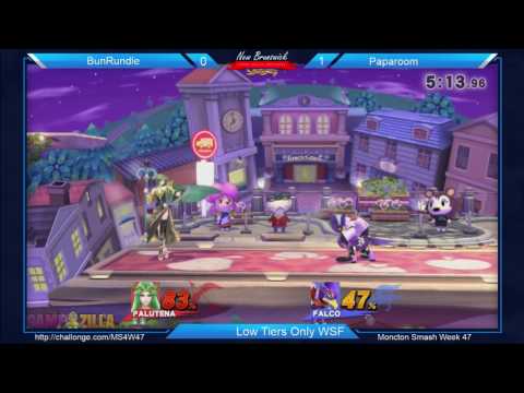 MSW47 Low Tiers - BunRundle (Kirby, Palutena) vs. Paparoom (Falco, Little Mac) WSF