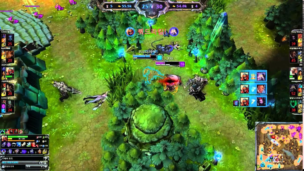 Liên Minh Huyền Thoại: Zed 1 cân 5 phục thù cho đồng đội ^^