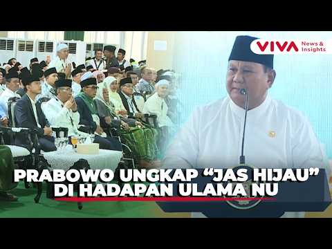 Prabowo Cetuskan “Jas Hijau” di Muktamar NU: Jangan Lupakan Jasa Ulama