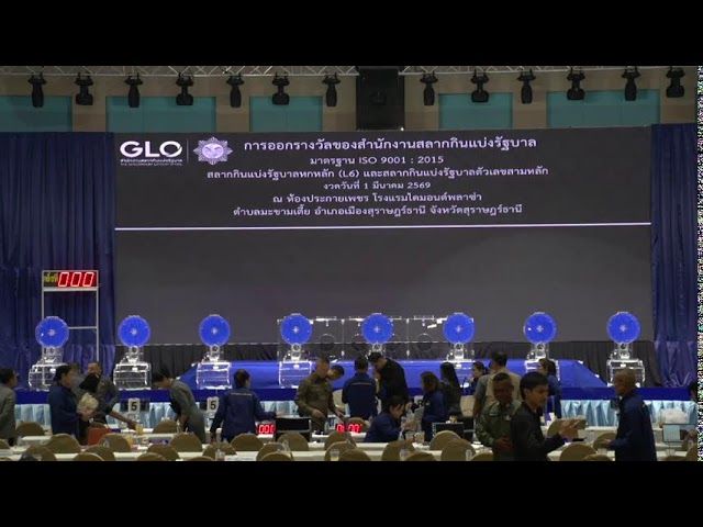 ผลสลากกินแบ่งรัฐบาล ตรวจหวย งวดวันที่ 1 มีนาคม 2569