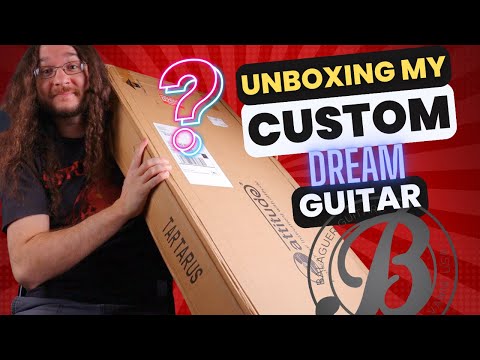 Unboxing my Custom Dream Guitar