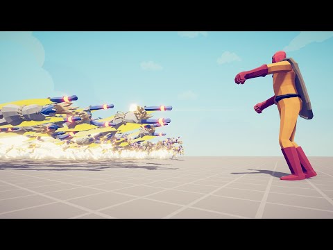 NEW SAITAMA ONE PUNCH MAN vs 500 SUPER PEASANT Totally Accurate Battle Simulator