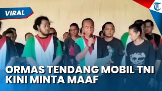 Salah Pilih Lawan! Ormas GPK yang Tendang Mobil TNI datangi Kodim Magelang, Minta Maaf