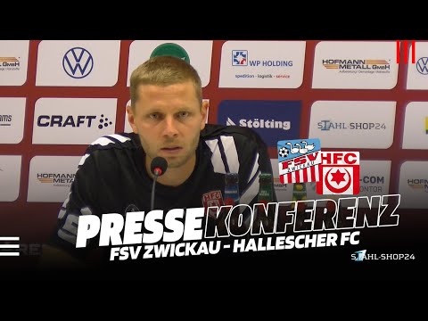 FSV TV | Pressekonferenz | FSV Zwickau - Hallescher FC 2:1 (1:1) [10. Sptg. 25/26]