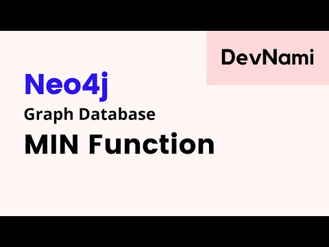 Neo4j How to Use MIN Function