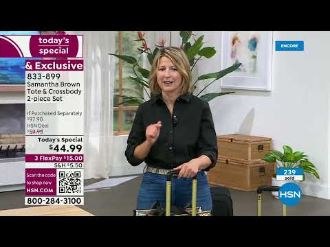 HSN | Samantha Brown Luggage Collection 12th Anniversary 07.06.2023 - 02 AM