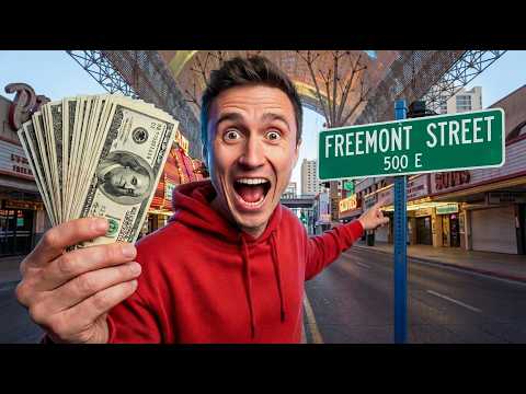 I Gambled $1000 in Downtown Las Vegas!