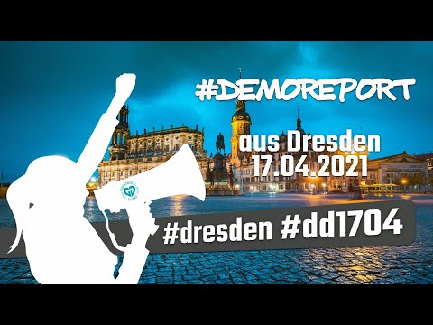 „Leerdenker“-Demo in #Dresden - 17.04.2021 - DemoReport