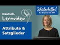 Attribute - Satzglieder 🎓 Schülerhilfe Lernvideo Deutsch