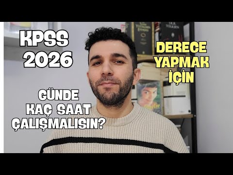 HOW MANY HOURS A DAY SHOULD I STUDY TO ACHIEVE A HIGH RANKING IN THE 2026 KPSS EXAM?