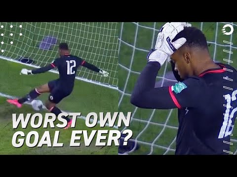 Goalkeeper Misses A Kick And Concedes An Awfully Embarrassing Own Goal