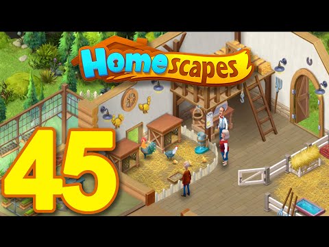 HOMESCAPES Story Walkthrough Gameplay #45 - Farm Day 4 (iOS, Android)