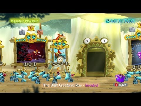 Walkthrough: Rayman Legends 100% - The Dark Creatures Rise - Invaded