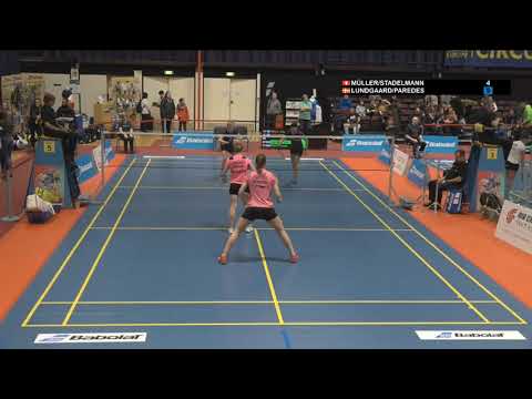 Austrian Open 2020 WD Round 32 Sara LUNDGAARD,Claudia PAREDES vs. Aline Müller.Jenjira Stadelmann