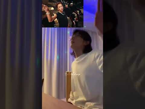 Jungkook vibing Shoong by Taeyang ft Lisa 🔥