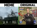 Screaming Chicken On Tree Original Vs Meme