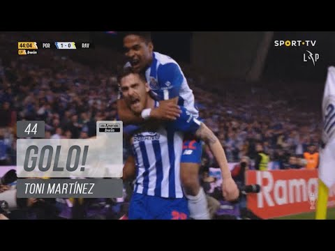 Goal | Golo Toni Martínez: FC Porto (1)-0 Rio Ave (Liga 22/23 #21)