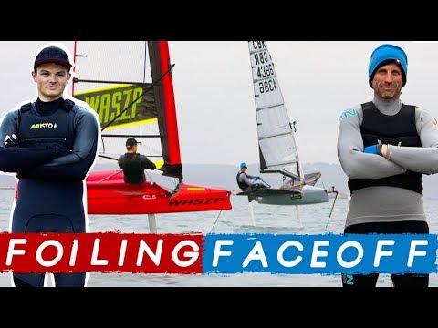 MOTH VS WASZP - FOILING FACE OFF - Full Challenge - Double Olympic Medallist vs Sam Whaley
