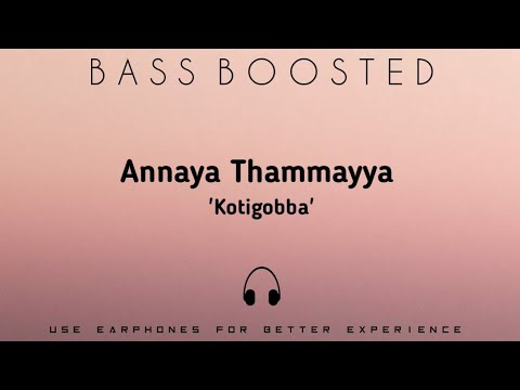 Annayya Thammayya bass boosted song|bass boosted songs|rs equalizer