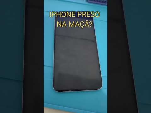 IPHONE XS MAX - TRAVADO NA LOGO DA APPLE (RESOLVIDO) #iphone #ios #iphone15 #android #celular