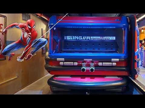 WEB SLINGERS: Full Spider-Man Ride POV🕷️| 4K Disney California Adventure 2025