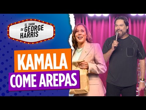 El Show de George Harris 27/04/23 Parte 5 - Kamala Harris comiendo arepas en Miami 🫓😱