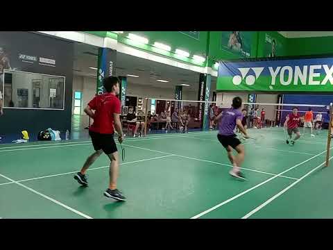 Element Badminton SF Boy Double U18 Tournament - Yi Shen / Kean Yao Vs David Wong / Zi Jian
