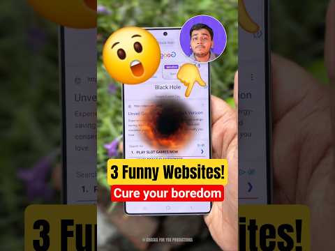 Bored Mobile Users के लिए 3 Amazing Fun Websites! 🔥