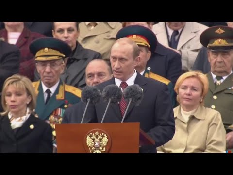 Russian Anthem - 9th May 2005 Victory Day Parade