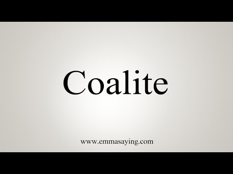 How To Say Coalite