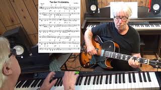 They Say It's Wondeful - Jazz guitar & piano cover ( Irving Berlin )