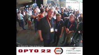 The Opto 22 Booth Camera at ICC Elevate 2023: Powered by Groov Epic, Instrulogic & Corso Systems