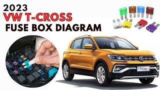 2023 Volkswagen T-CROSS Fuse Box Diagram & Location User Guide