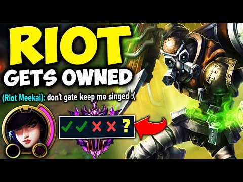 THIS RIOT EMPLOYEE WAS IN GAME 5 MASTER PROMOS... SO I DESTROYED HIM - League of Legends