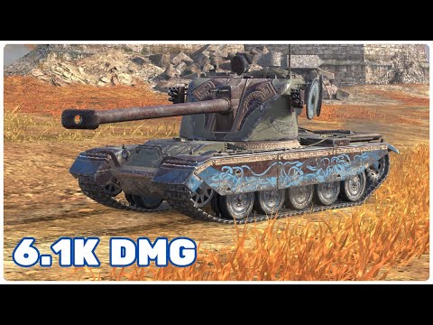 EMIL 1951● 6.1 K DAMAGE ● 5 KILLS ● WoT Blitz Best Replays