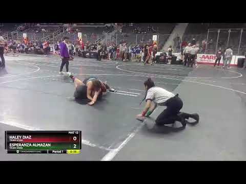 144 Lbs Cons. Round 4 - Esperanza Almazan, Team Iowa Vs Haley Diaz, Team Utah F749