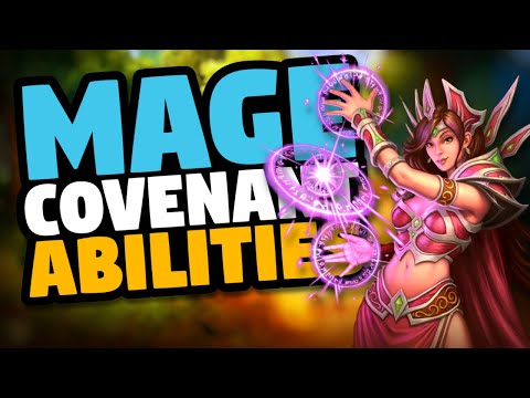 Mage Covenant Abilities, Transmog, Mounts | WoW Shadowlands Beta 9.0.2 | World of Warcraft