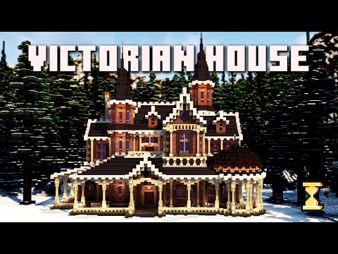 Minecraft | How to Make a Victorian-styled House | Tutorial