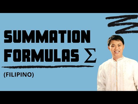 Summation Formulas (Properties of Sigma Notation)