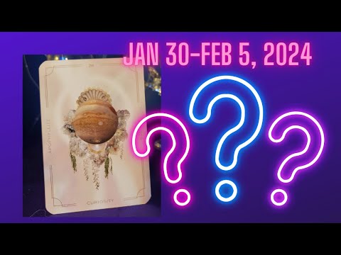 CURIOSITY ??  Tarot Tuesday!! Jan 30 - Feb 5, 2024