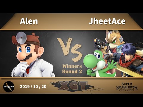 Fist Bump XGT - Alen (Doc) VS JheetAce (Ike, Fox, Yoshi) WR2 , 10/20 SSBU 臺灣大亂鬥月賽 拳頭邦普