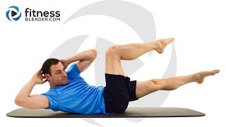 Fitness Blender 15 Minute Abs Workout - At Home Core Training without Equipment