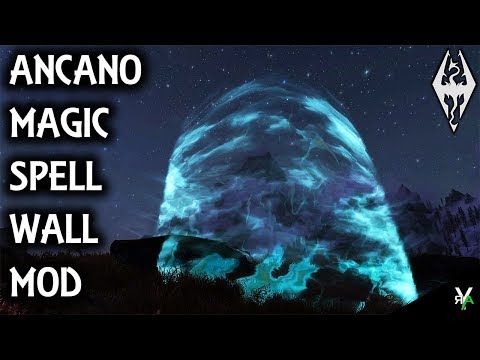 MAGIC WALL SPELL: Amazing Magic Mod- Xbox Modded Skyrim Mod Showcase