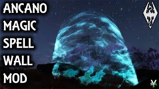 MAGIC WALL SPELL: Amazing Magic Mod- Xbox Modded Skyrim Mod Showcase