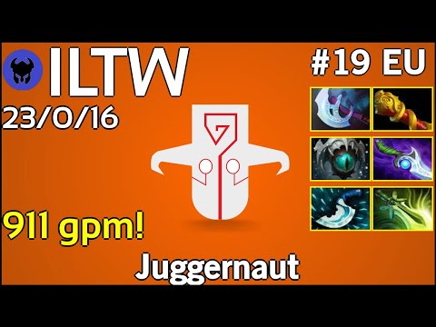 911 gpm! ILTW [Espada] plays Juggernaut!!! Dota 2 7.20