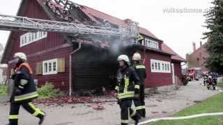 preview picture of video 'Feuer verwüstet Seehäuser Stadtinformation'