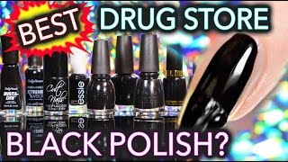 Best Drug Store Black Nail Polish?!